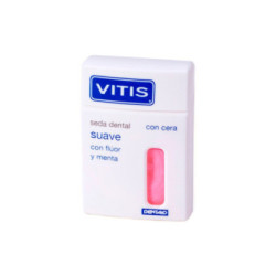 Vitis Suave Con Fluor Y Menta Seda Dental 50 M