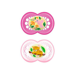 Chupete Silicona Mam Original 16+ M R Pack Doble