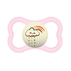 Chupete Mam Silicona Supreme Night Rosa Nube 6+ M